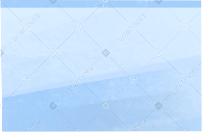 blue browser window Illustration in PNG, SVG