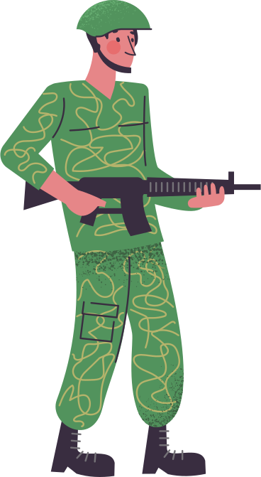 солдат в PNG, SVG