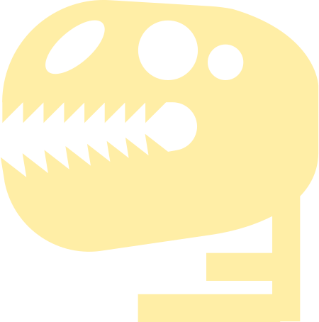 dinosaur skull Illustration in PNG, SVG