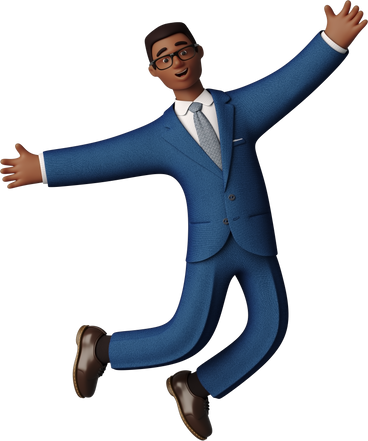 businessman jumping PNG, SVG