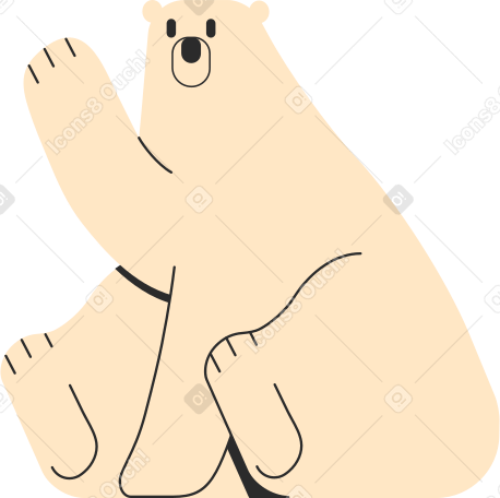 polar bear Illustration in PNG, SVG