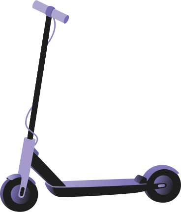 electric scooter PNG, SVG