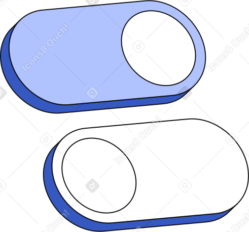 toggle buttons PNG, SVG