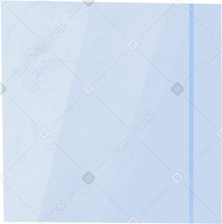 light blue piece of paper Illustration in PNG, SVG