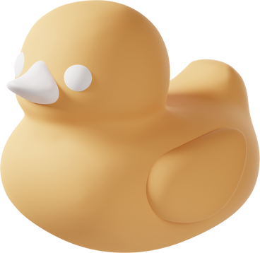 yellow rubber duck PNG, SVG