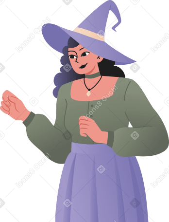 witch holding something PNG, SVG