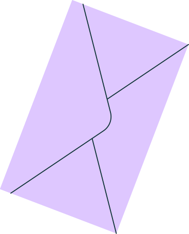 purple envelope PNG, SVG