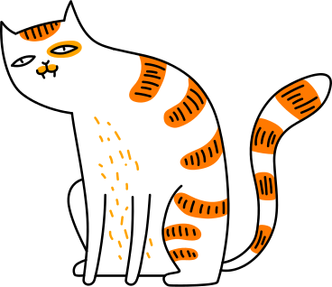 Chat assis PNG, SVG