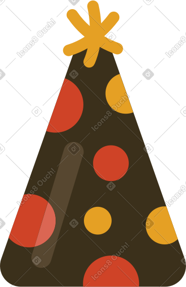 Party hat PNG, SVG