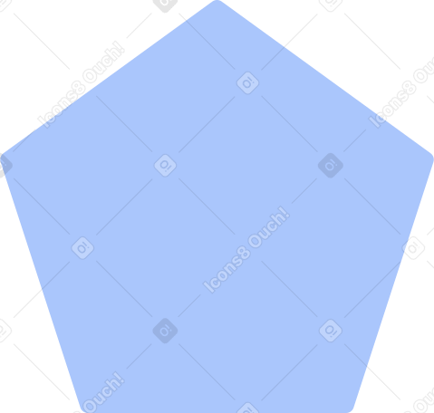 pentagon shape Illustration in PNG, SVG