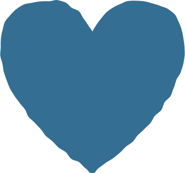 Blue heart в PNG, SVG