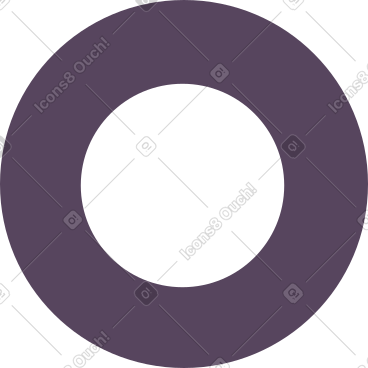 Purple ring PNG, SVG