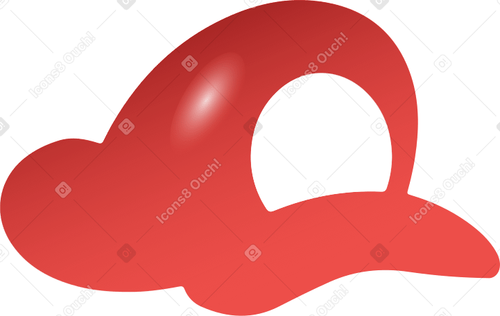 mario's red hat PNG, SVG