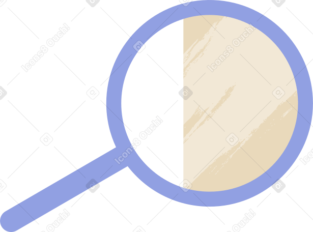 magnifying glass Illustration in PNG, SVG