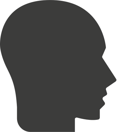 человеческая голова в PNG, SVG