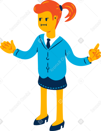 woman suit Illustration in PNG, SVG