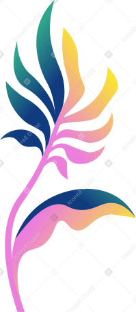 Palma gialla blu PNG, SVG