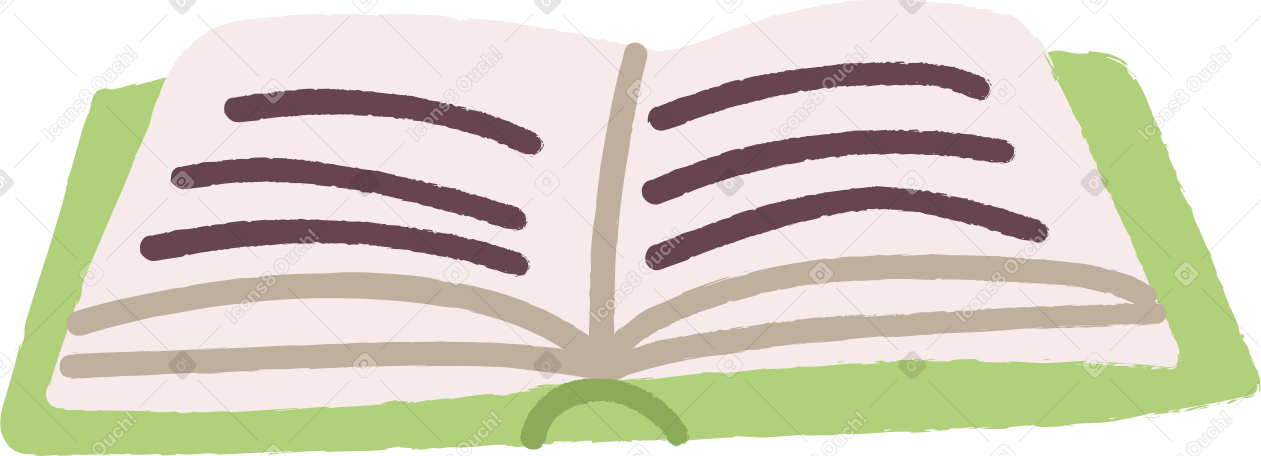 open book Illustration in PNG, SVG
