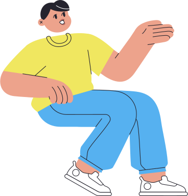 man sitting and talking PNG, SVG