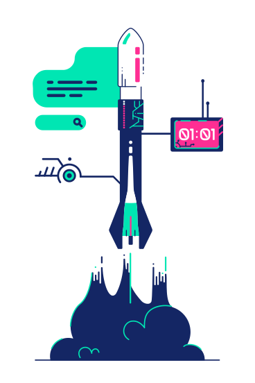 Lanzamiento de cohete PNG, SVG