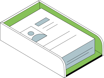paper tray PNG, SVG