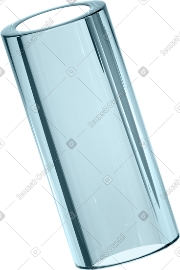 Monochrome glass tube PNG, SVG