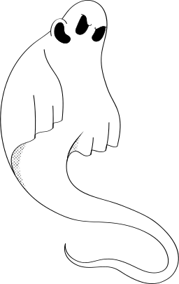 かわいい幽霊 のpngとsvgでのイラスト イメージ