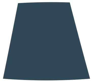 Trapeze dark blue PNG, SVG