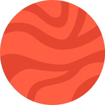 Planet mars PNG, SVG