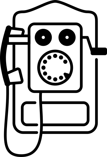 old phone PNG, SVG