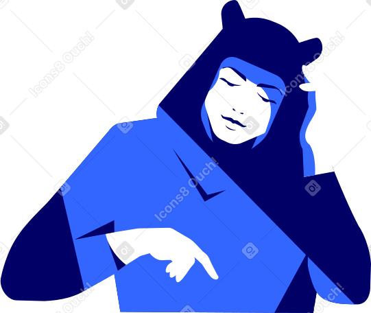 Mulher em um roupão PNG, SVG
