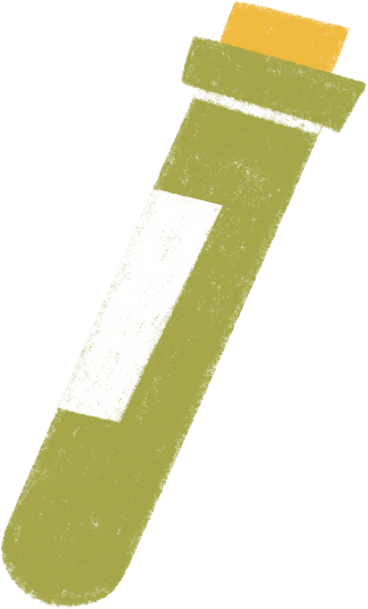 green test tube PNG, SVG