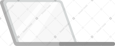 Open laptop PNG, SVG