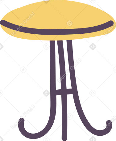 table Illustration in PNG, SVG