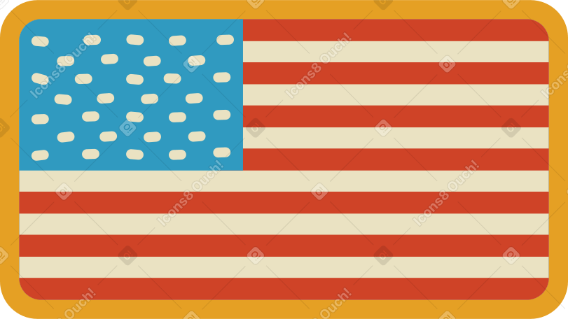 アメリカ国旗 のpngとsvgでのイラスト