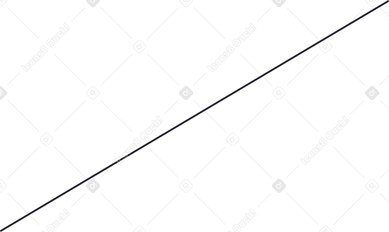black line slingshot Illustration in PNG, SVG