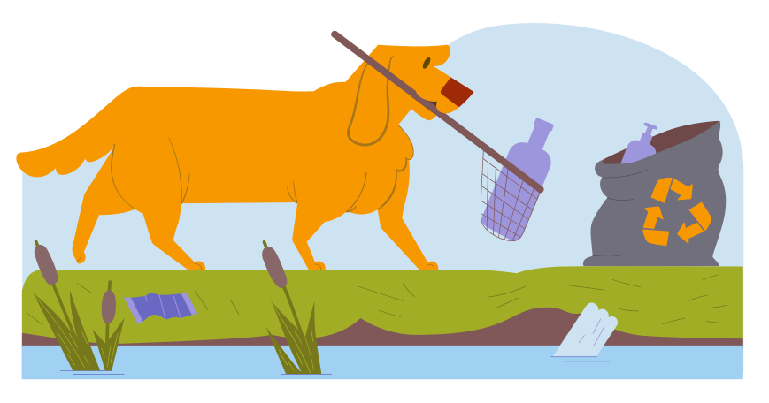 Caring for the environment Illustration in PNG, SVG