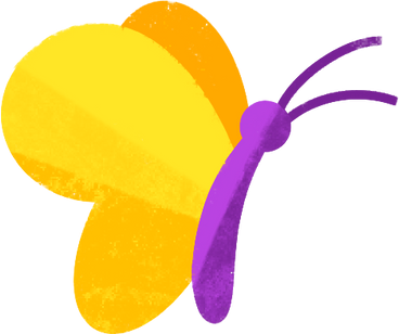 yellow butterfly PNG, SVG