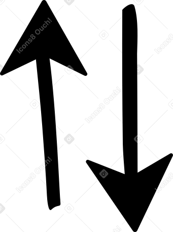 黒い矢印 2 PNG、SVG