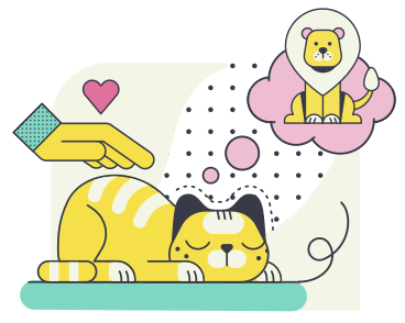 Kitty with big dreams PNG, SVG