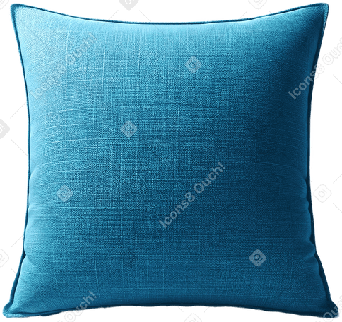 blue pillow PNG, SVG