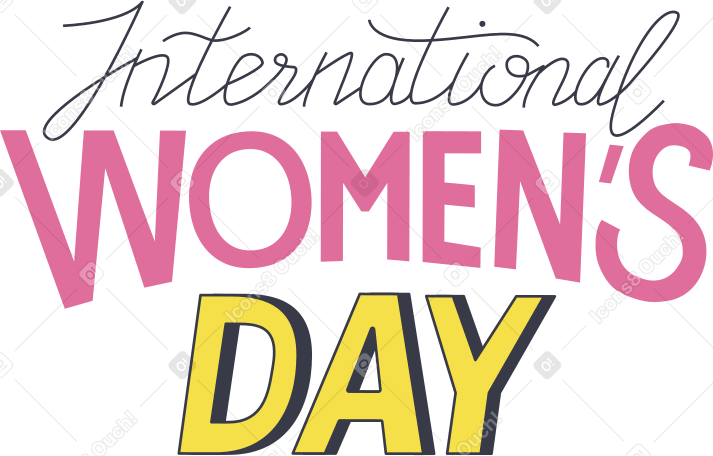 dia da mulher PNG, SVG