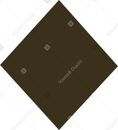 brown rhombus Illustration in PNG, SVG