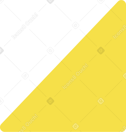 yellow triagnle Illustration in PNG, SVG