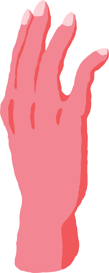 Raised hand PNG, SVG