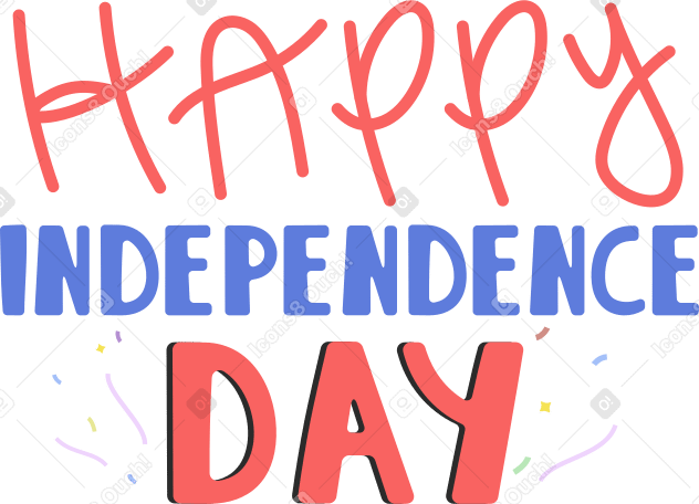 joyeux jour de l'indépendance PNG, SVG
