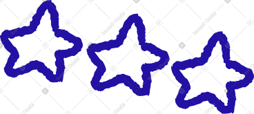 Three stars rating PNG, SVG