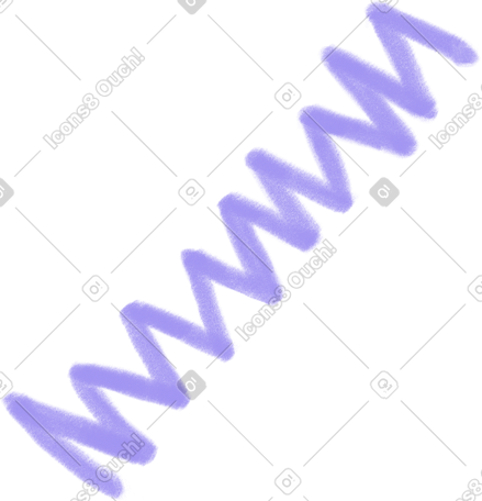 purple zigzag line PNG, SVG