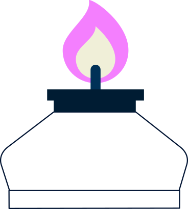 burning candle wick PNG, SVG