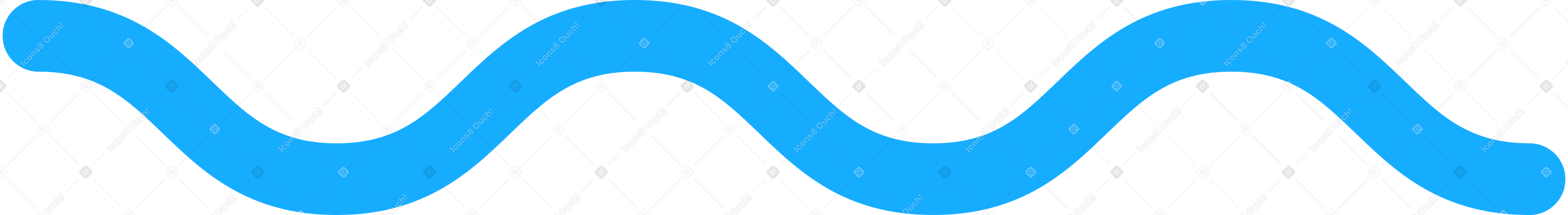 blue wavy line Illustration in PNG, SVG
